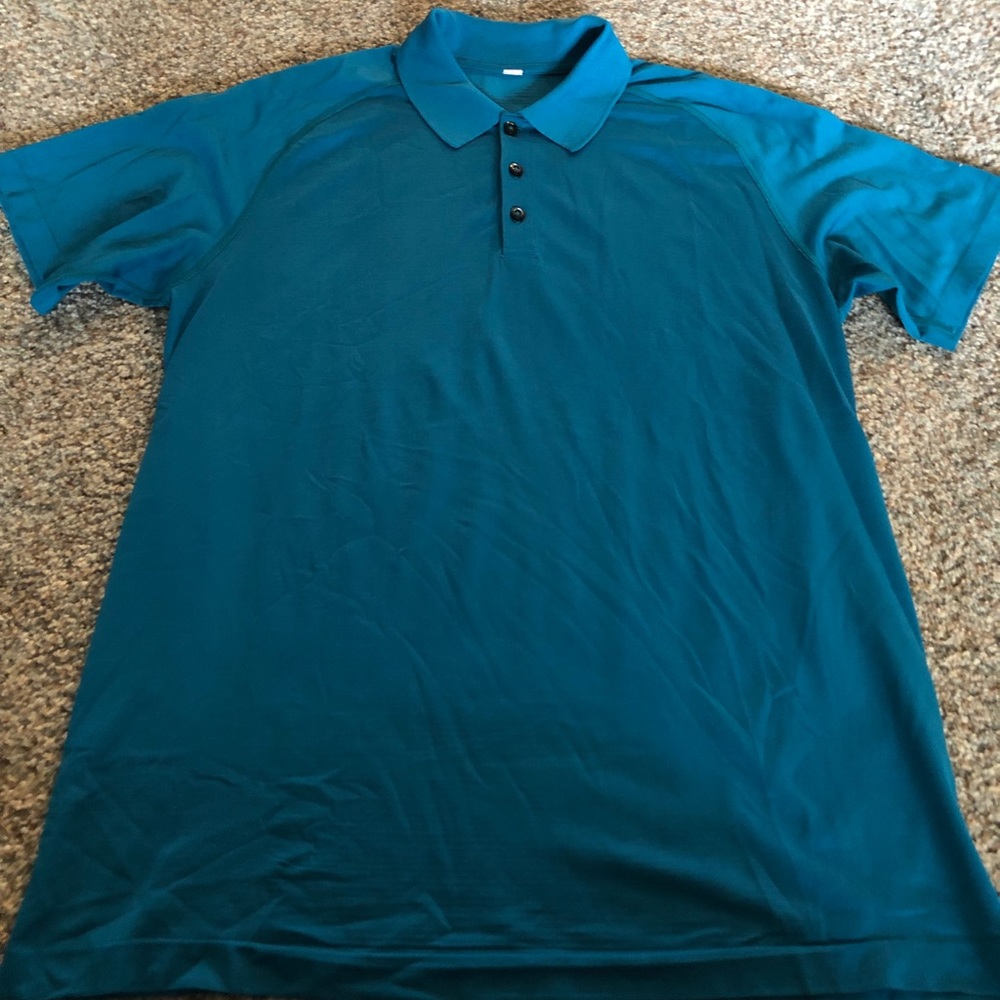lululemon athletica Teal Polo Shirt